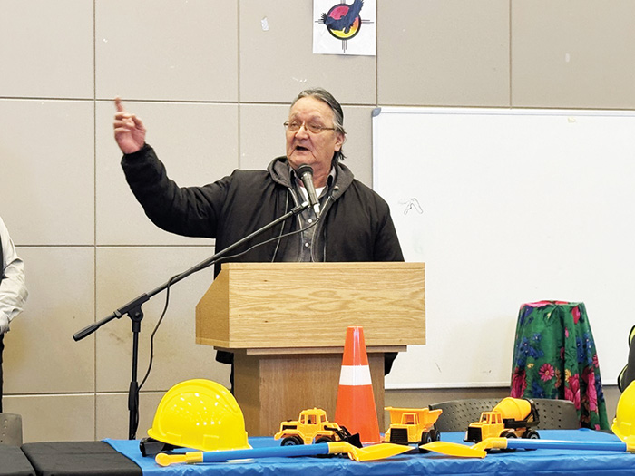 Chris Sheepskin is the elected senator for Ocean Man First Nation. 